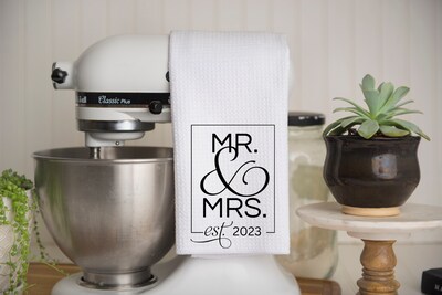 Mr and Mrs Kitchen Towel